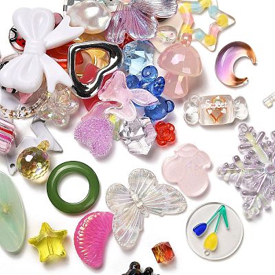 Plating Acrylic Pendants MACR-XCP0001-23-1