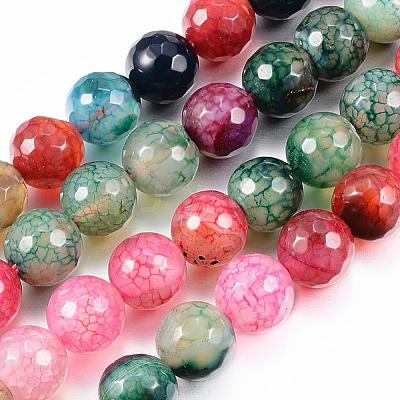 Natural Agate Bead Strands G-G882-10mm-C07-2-1