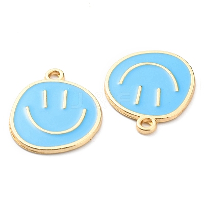 Alloy Enamel Pendants X-ENAM-D051-18G-03-1
