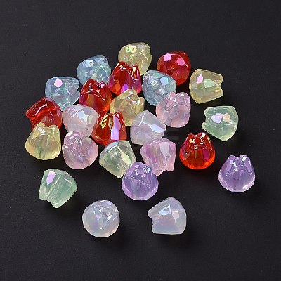 Transparent Acrylic Imitation Jelly Beads OACR-P011-02C-1