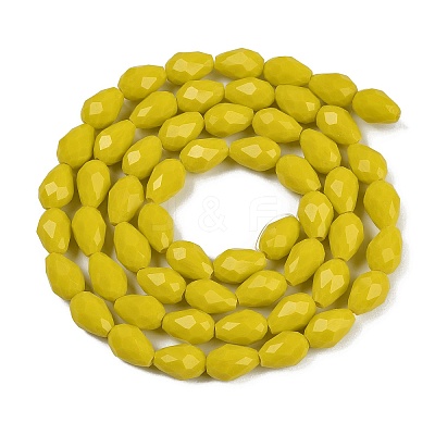 Opaque Solid Color Beads Strands EGLA-N013-P8mm-D06-1