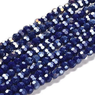 Opaque Glass Beads Stands EGLA-A035-P4mm-B09-1
