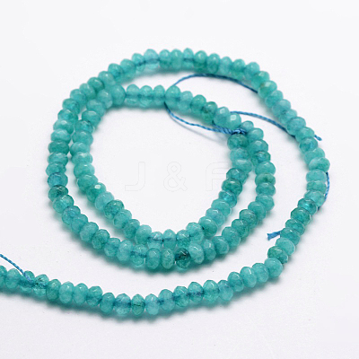 Dyed Natural Malaysia Jade Rondelle Beads Strands G-E316-2x4mm-29-1