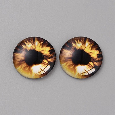 Glass Cabochons GLAA-WH0033-75H-07-1