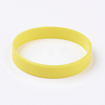 Silicone Wristbands Bracelets X-BJEW-J176-19-1