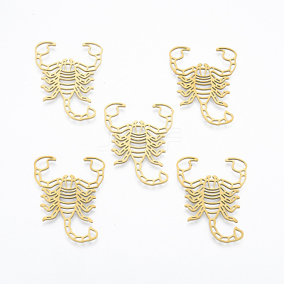 201 Stainless Steel Filigree Joiners STAS-N090-LA924-2-1