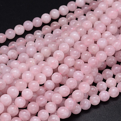 Pink Color Natural Madagascar Rose Quartz Beads Strands X-G-F641-01-B-1