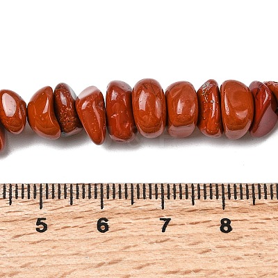 Natural Red Jasper Beads Strands G-A285-A08-01-1