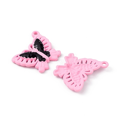 Spray Painted Alloy Pendants PALLOY-K001-37-1