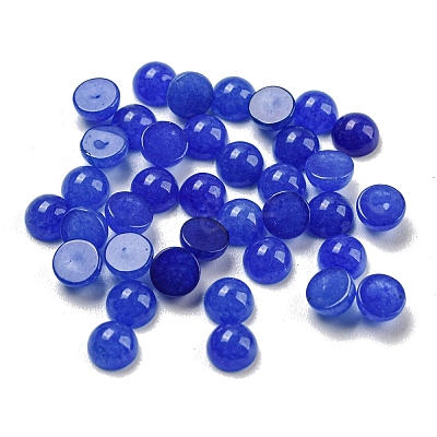 Natural White Jade Dyed Cabochons G-H309-03-28-1
