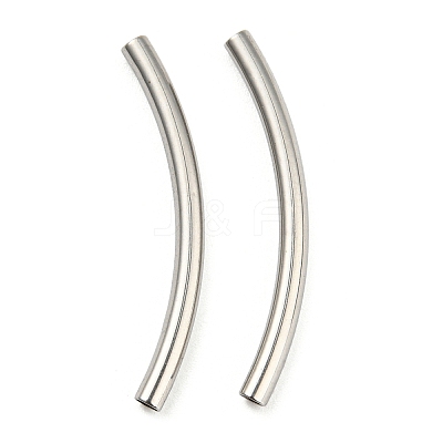Non-Tarnish 304 Stainless Steel Tube Beads STAS-B047-27K-P-1