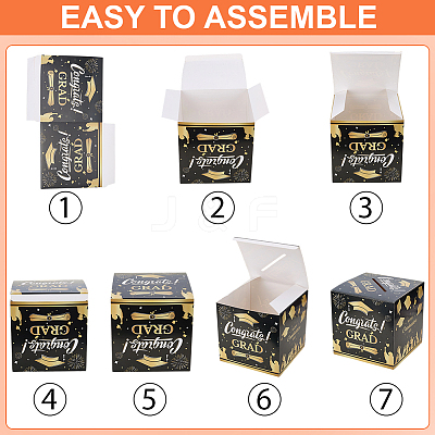 1Pc Graduation Party Paper Voting Decorative Boxes CBOX-SP0001-06A-1