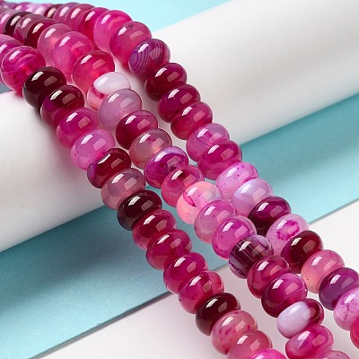 Natural Agate Beads Strands X-G-H295-C03-02-1