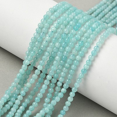 Natural Amazonite Beads Strands G-C201-A01-3mm-1