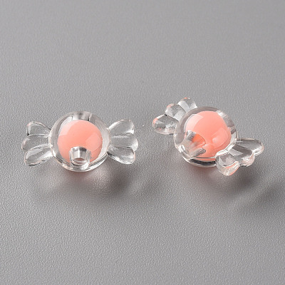 Transparent Acrylic Beads X-TACR-S152-03A-1