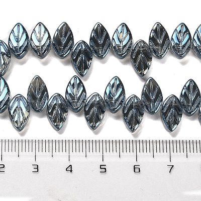 Electroplate Glass Beads Strands EGLA-B004-02A-FR04-1