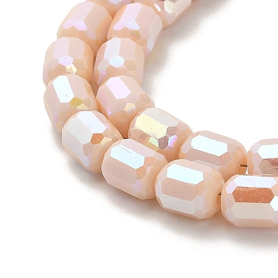 Electroplate Glass Beads Strands EGLA-D030-06B-1