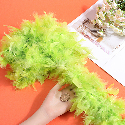 Turkey Feather Fluff Boa for Dancing DIY-WH0568-10E-1