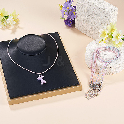10Pcs Cotton & Metallic Cord Necklace Making NJEW-TAC0054-1