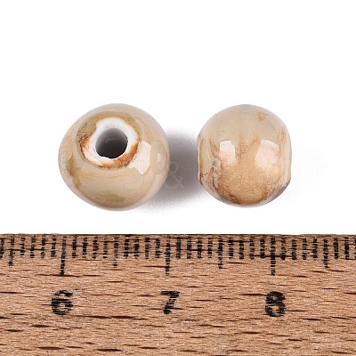 Vintage Handmade Porcelain Beads PORC-Q006-13A-37-1