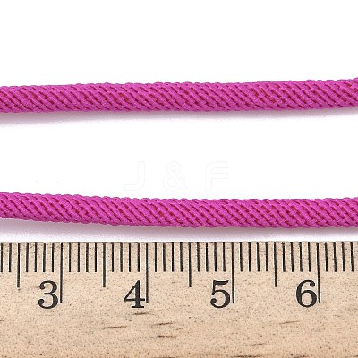 3MM Nylon Milan Cord Necklace Making NJEW-H084-01G-29-1
