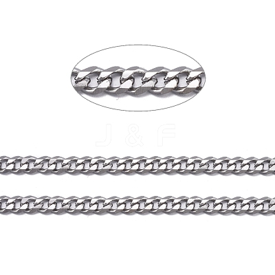 Tarnish Resistant 304 Stainless Steel Twisted Chains CHS-K010-02P-1