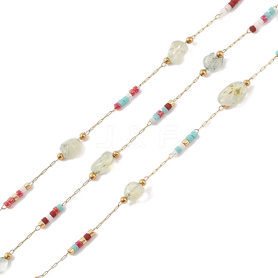 Natural Agate Link Chains CHS-C012-03C-G-1