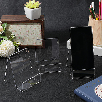 6Pcs Acrylic Book Stand for Kitchen Counter ODIS-SP0001-04C-1