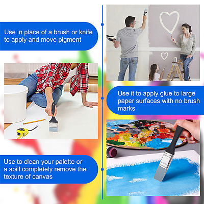 Wooden Paint Brushes Set AJEW-OC0002-90-1