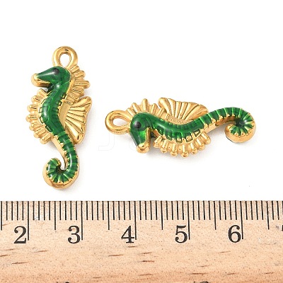 304 Stainless Steel Enamel Pendants STAS-I346-19G-05B-1