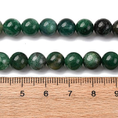 Natural Fuchsite Beads Strands G-D470-12B-1-1