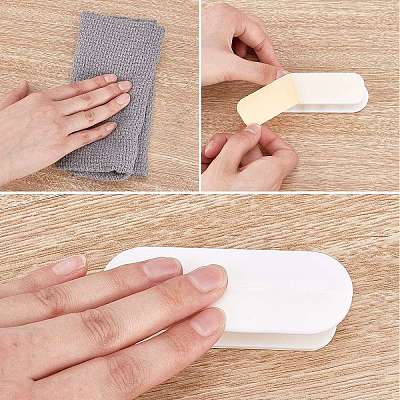 ABS Plastic Self-Stick Instant Cabinet Drawer Handle FIND-WH0053-28A-1