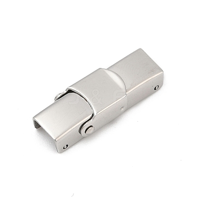 304 Stainless Steel Watch Band Clasps STAS-U055-01A-P-1