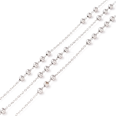 Tarnish Resistant 304 Stainless Steel Satellite Chains STAS-I186-02P-1