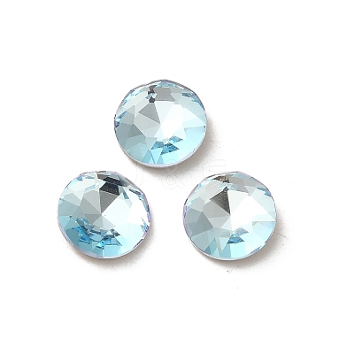Glass Rhinestone Cabochons RGLA-P037-10B-D202-1