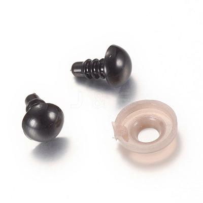 Craft Plastic Doll Eyes Stuffed Toy Eyes DIY-R039-10mm-07-1