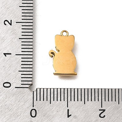 304 Stainless Steel Pendants STAS-Z160-08G-01-1