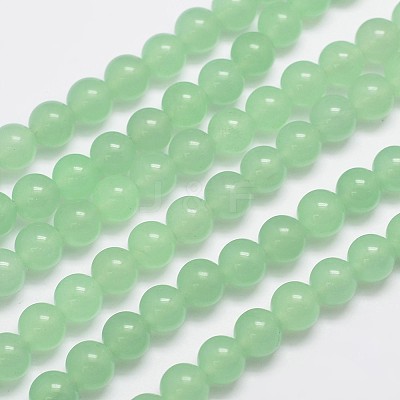 Natural & Dyed Malaysia Jade Bead Strands X-G-A146-8mm-A26-1