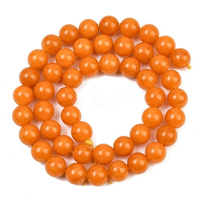 Dyed Natural White Jade Beads Strands GG-CBAD029-A08-8mm-1