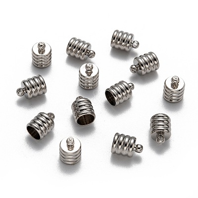 Brass Cord Ends LS-KK-D218-11x8-P-1