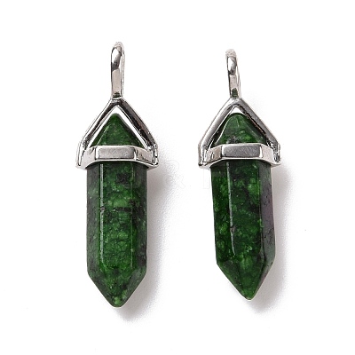 Natural Ruby in Zoisite Pointed Pendants G-K329-47P-1