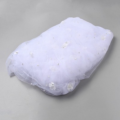 Polyamide & Resin Mesh Fabric DIY-WH0671-349B-1