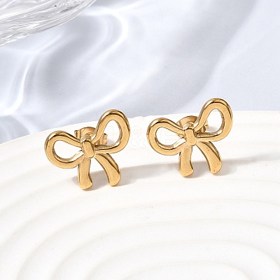 304 Stainless Steel Stud Earrings STAS-B126-13G-1