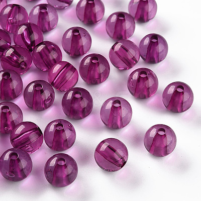 Transparent Acrylic Beads MACR-S370-A10mm-743-1
