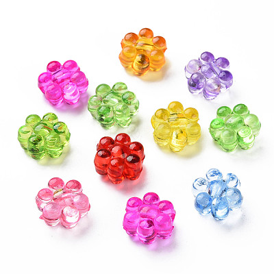 Transparent Acrylic Beads MACR-N013-016-1