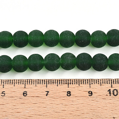Transparent Glass Beads Strands GLAA-T032-T8mm-MD22-1