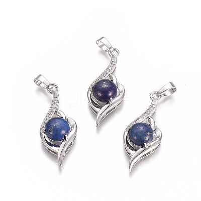 Natural Lapis Lazuli Pendants X-G-L512-G10-1