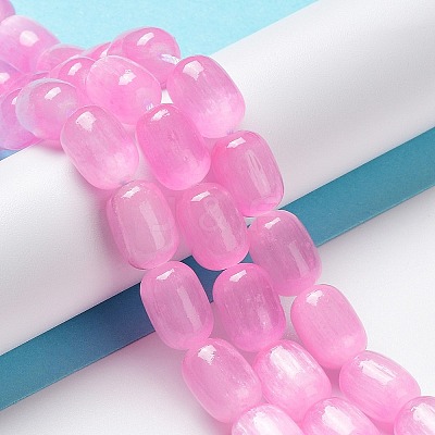Natural Selenite Beads Strands G-F750-1