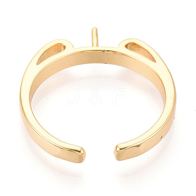 Brass Cup Peg Ring Settings LS-KK-N274-36G-1