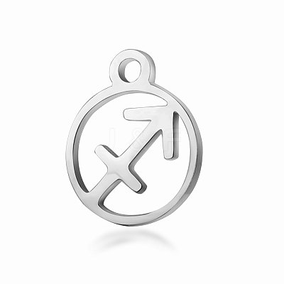 Non-Tarnish 201 Stainless Steel Charms STAS-T014-T505-9-1
